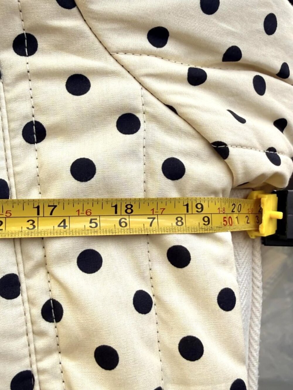 Joie Women's Reversible Quilted Jacket Cream Polka Dot Black Cotton Size S NWT - Picture 16 of 16
